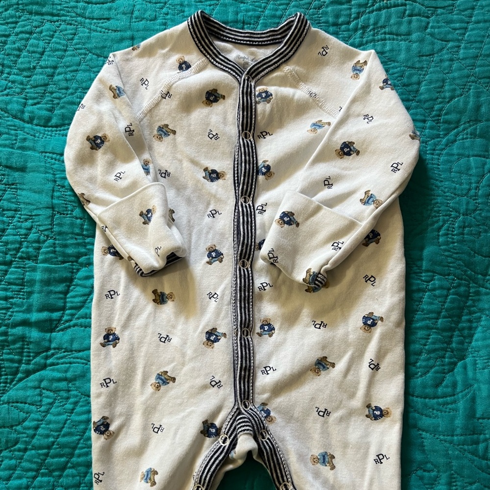 Baby boy onesie size 3M , Ralph Lauren